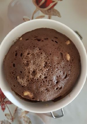 A picture of Moist spongy chocolate cake.