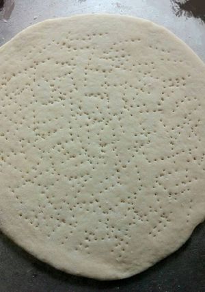 Hình của món Đế bánh pizza.