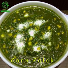 A picture of Corn Palak Recipe I Corn Spinach Recipe I Palak Corn Recipe.