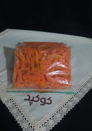 عکسی از دستور بسته بندی هویج❤️