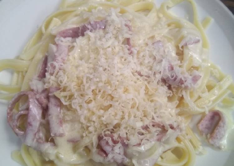 Langkah Mudah untuk Menyiapkan Fettuccine Carbonara yang Lezat Sekali