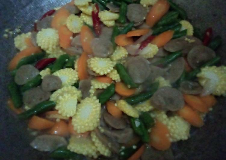 Bahan meracik 053.CAH SAYURAN MIX BASO Lezat