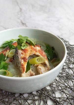 烏魚米粉湯 的食譜成品照片