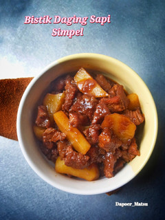 Foto resep 362. Bistik Daging Sapi Simpel