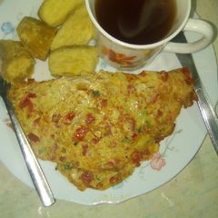 My simple breakfast A picture of My simple breakfast.