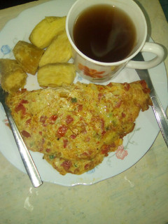 A picture of My simple breakfast.