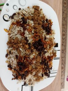 عکسی از دستور عدس پلو مجلسی