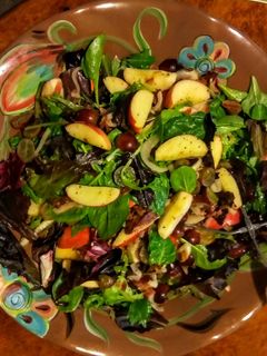 A picture of Bacon apple cider salad.