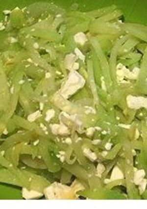Foto resep Tumis labu siam telur asin