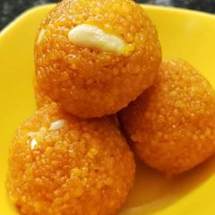 Boondi ke Ladoo/Motichoor Ladoo A picture of Boondi ke Ladoo/Motichoor Ladoo.
