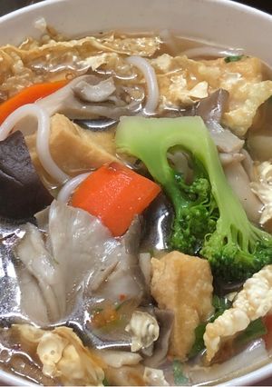 Hình của món Bánh canh chay.