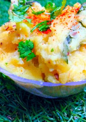 A picture of Rice Khichu recipe.