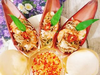 Gỏi Tôm Hoa Chuối