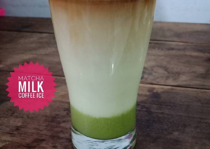 Resep Matcha Milk Coffee Ice, Bisa Manjain Lidah