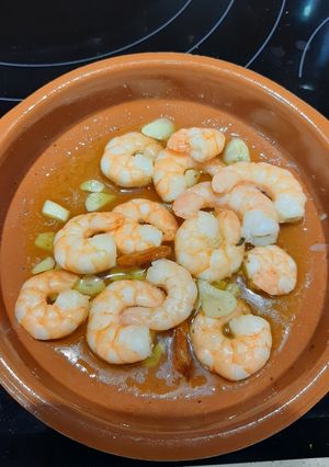 Una foto de Gambas al ajillo en 2 min