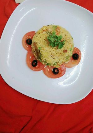 A picture of Biryani recipe.