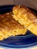 10 minute Reese’s Rice Krispie treats
