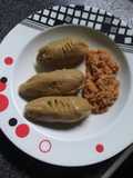 Bollitos aliñados hechos de maseca