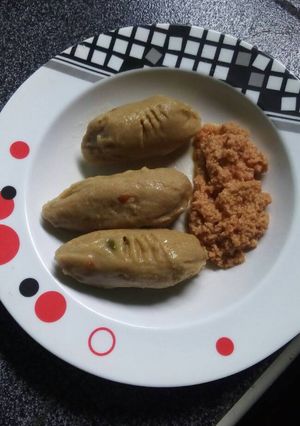 Una foto de Bollitos aliñados hechos de maseca