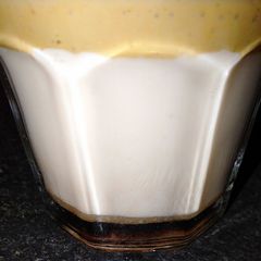 A picture of Dalgona coffee.