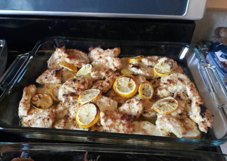 Recipe of Homemade Fresh lemon garlic chicken