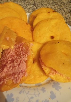 Una foto de Arepitas fritas con huequito