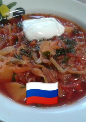Kuban borscs-inspiráció Ljudmila konyhájából recept fotója