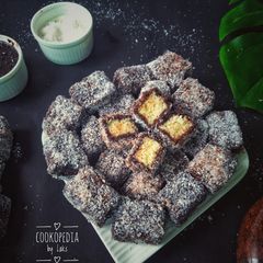 A picture of Australian Chocolate Lamingtons.