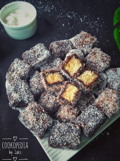 A picture of Australian Chocolate Lamingtons.