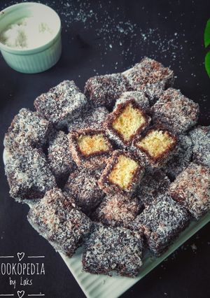 A picture of Australian Chocolate Lamingtons.