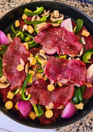 صورة لوصفة شرحات مطفاية بالحامض و الثوم