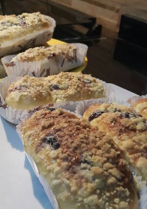 Foto resep Crumble Bread Cheeze Blueberry