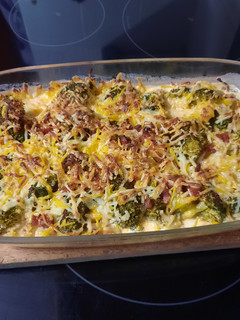 Una foto de Brócoli Gratinado con Jamón