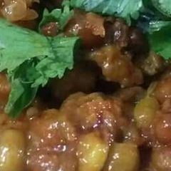 A picture of Dry Sprouts subzi.