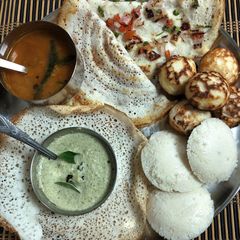 Dosa, Uttapam, Idli, Appam & Kuzhi Paniyaram A picture of Dosa, Uttapam, Idli, Appam & Kuzhi Paniyaram.