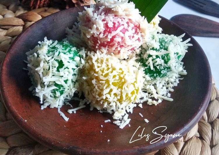 Klepon Kentang Warna Warni