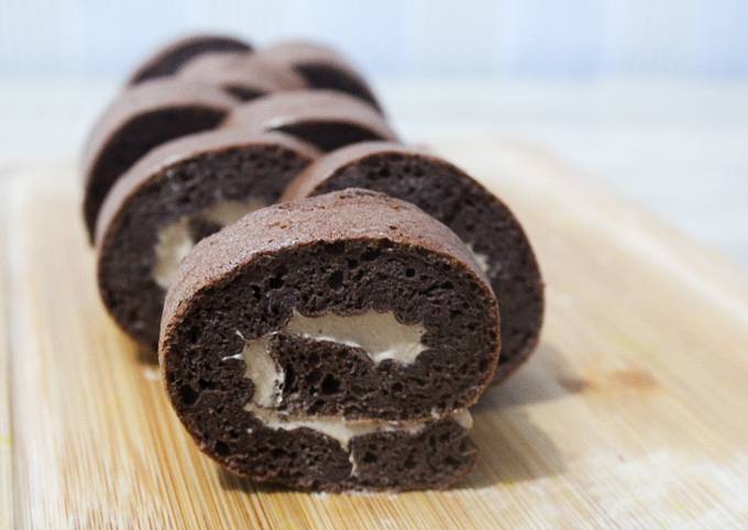 Resep Bolu Gulung Cokelat #glutenfree Anti Gagal