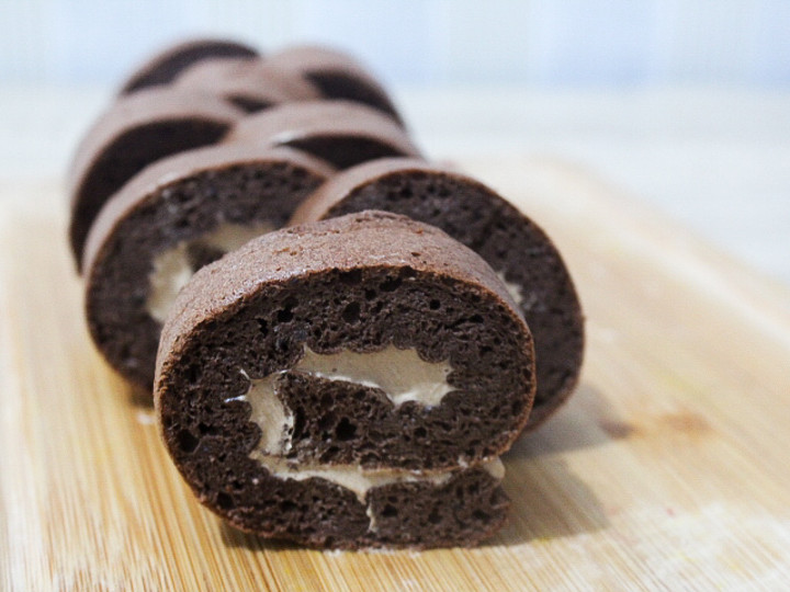 Resep Bolu Gulung Cokelat #glutenfree Anti Gagal