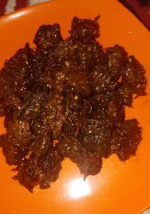 Foto resep Daging sapi pedas manis empuk tanpa presto