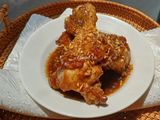 Đùi gà chiên giòn sốt me