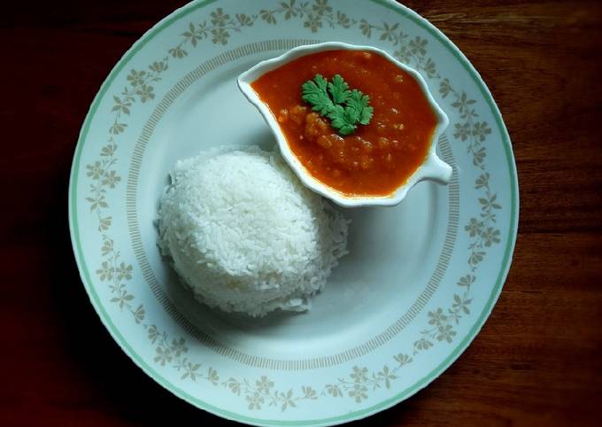 Tomato capsicum soup