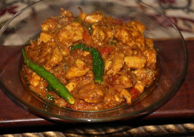 Boneless chicken Karahi