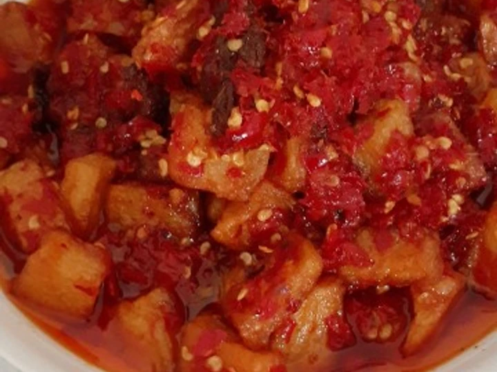 Langkah Gampang Membikin Resep Dendeng balado yang Enak Banget Anti Ribet, Uenak Banget