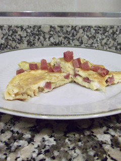 Una foto de Tortilla de jamón