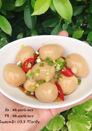 รูปของ ไข่นกกระทาต้มดองซีอิ๊ว คีโต