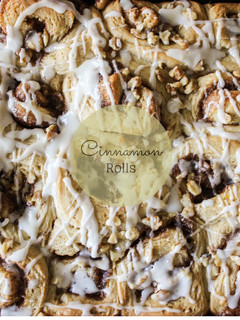 A picture of Cinnamon Rolls.