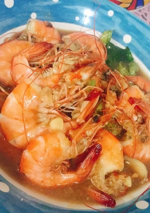 Foto resep Udang Saus Tiram