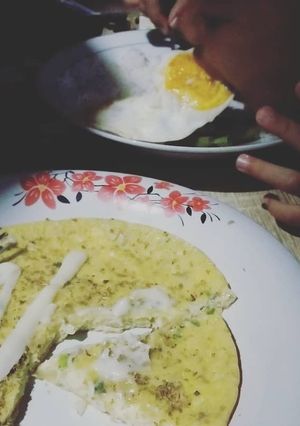 Foto resep Pizza diet pengganti nasi putih (364 kalori)