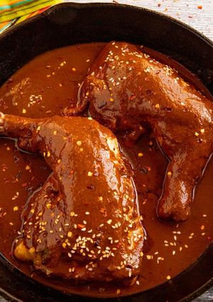 A picture of Turkey Mole.