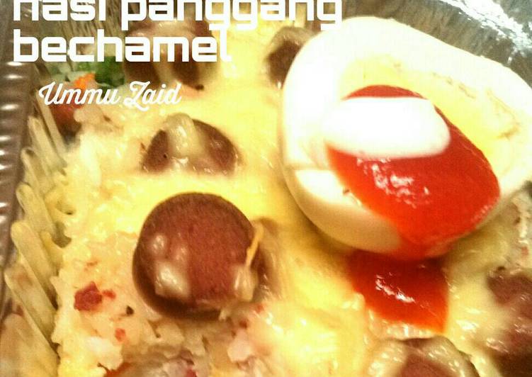 Nasi Panggang saus Bechamel